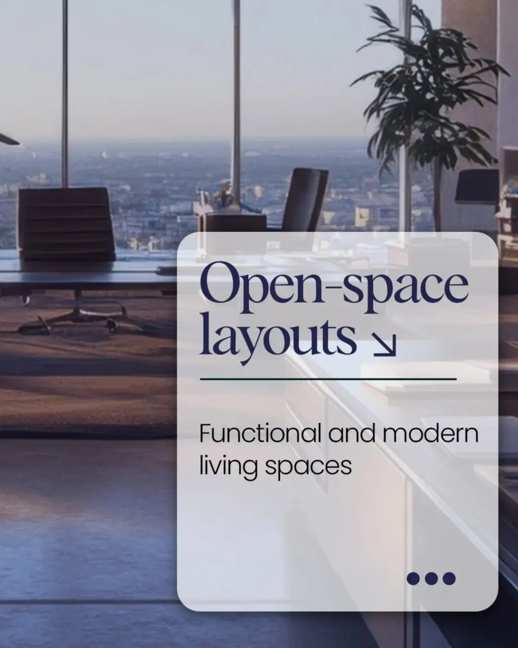 Open-plan layouts
