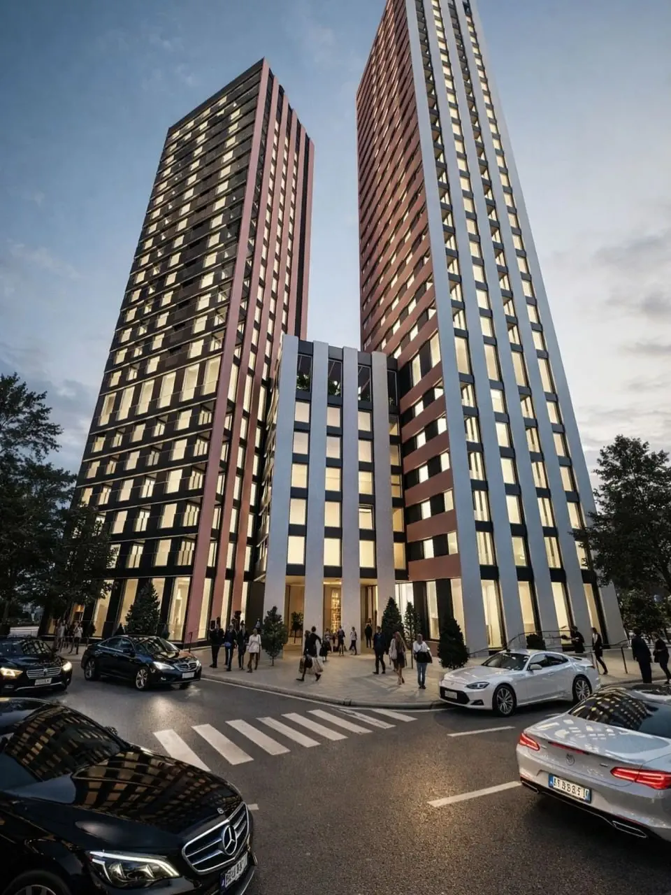 A residential complex by the Adriatic Sea