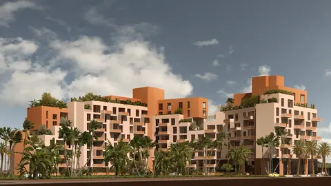 Green rooftop terraces
