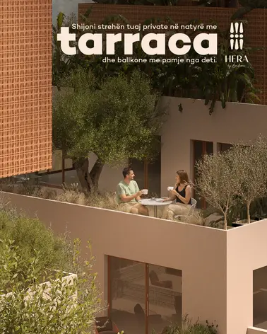 Terrace of a 2+1 apartment
